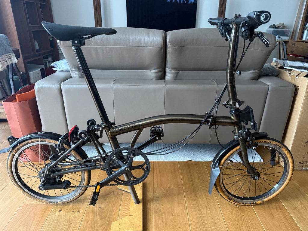 Brompton S6L – Black Lacquer – 6 Speed – Full PPF – Excellent Condition+Upgrades