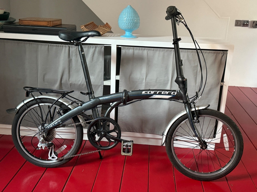 Carrera Folding bike 6061T6 Aluminum Intercity, 8 speds,  great for trains