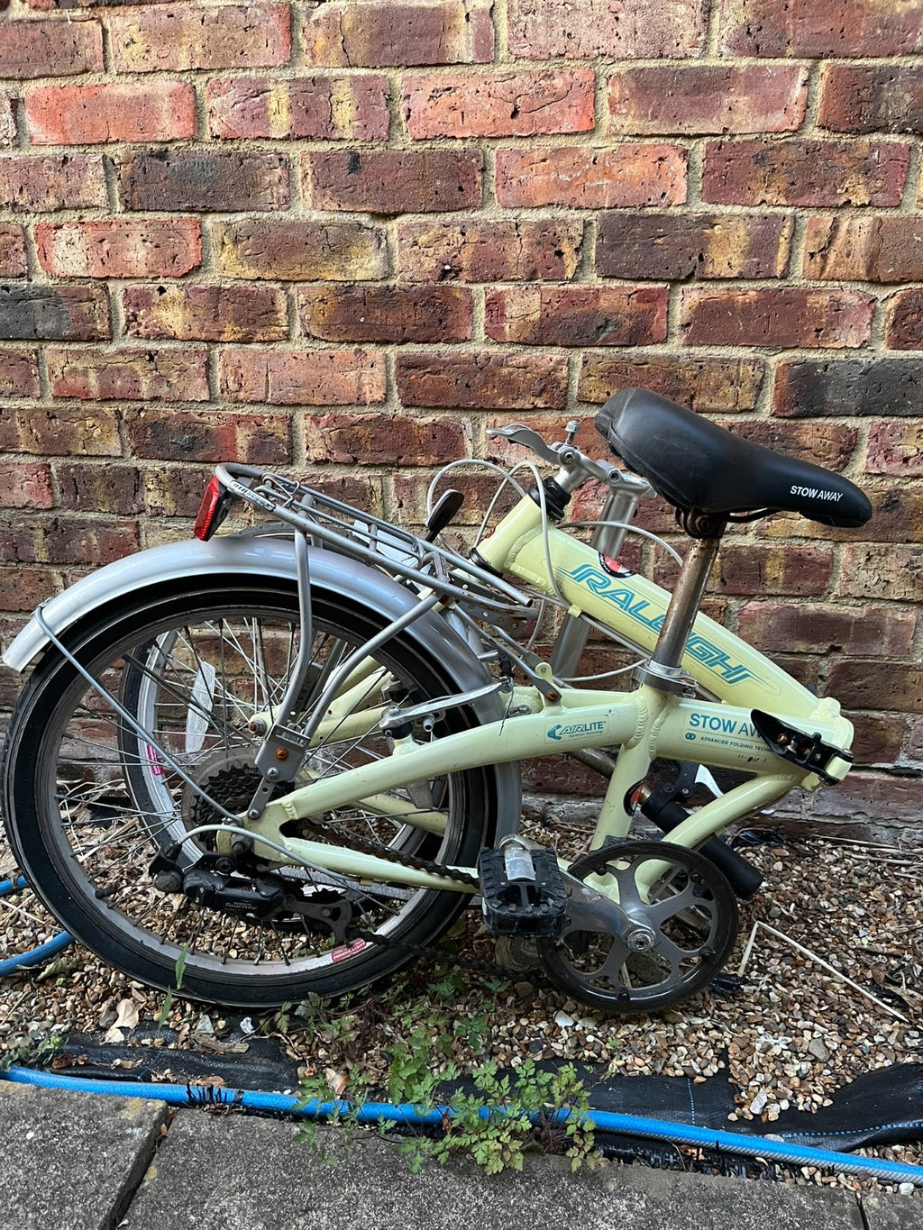 Raleigh Stowaway Folding Bicycle, Used Condition, Collection Only