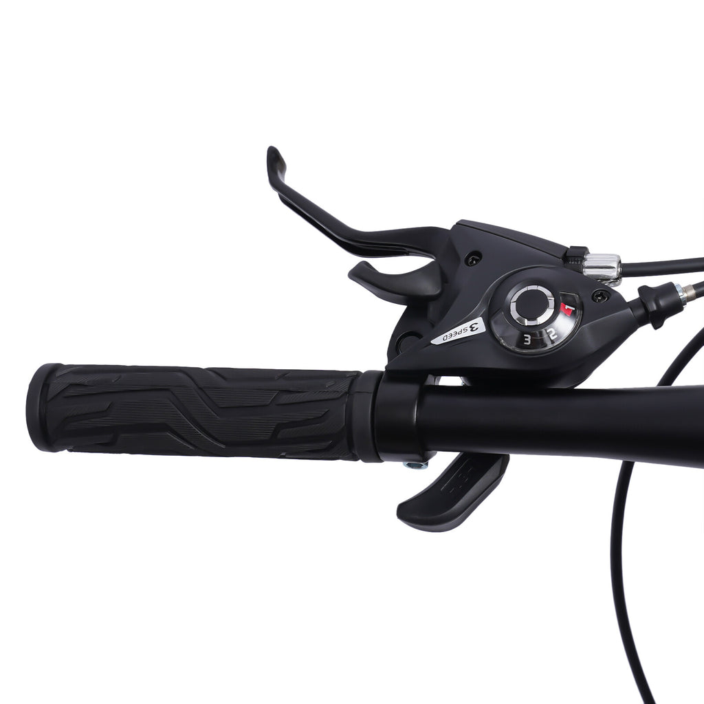 26 in Folding Mountain Bike 21-Speed MTB Bicycle Full Suspension Disc Brake Bike