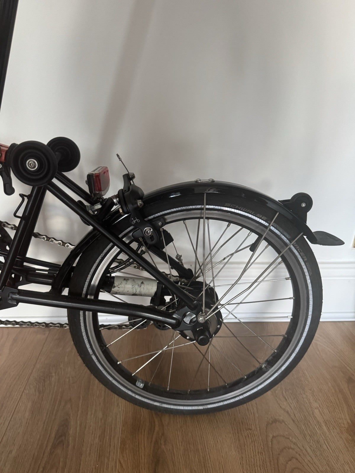 Brompton C Line Explore Electric Fire Coral 6-Speed