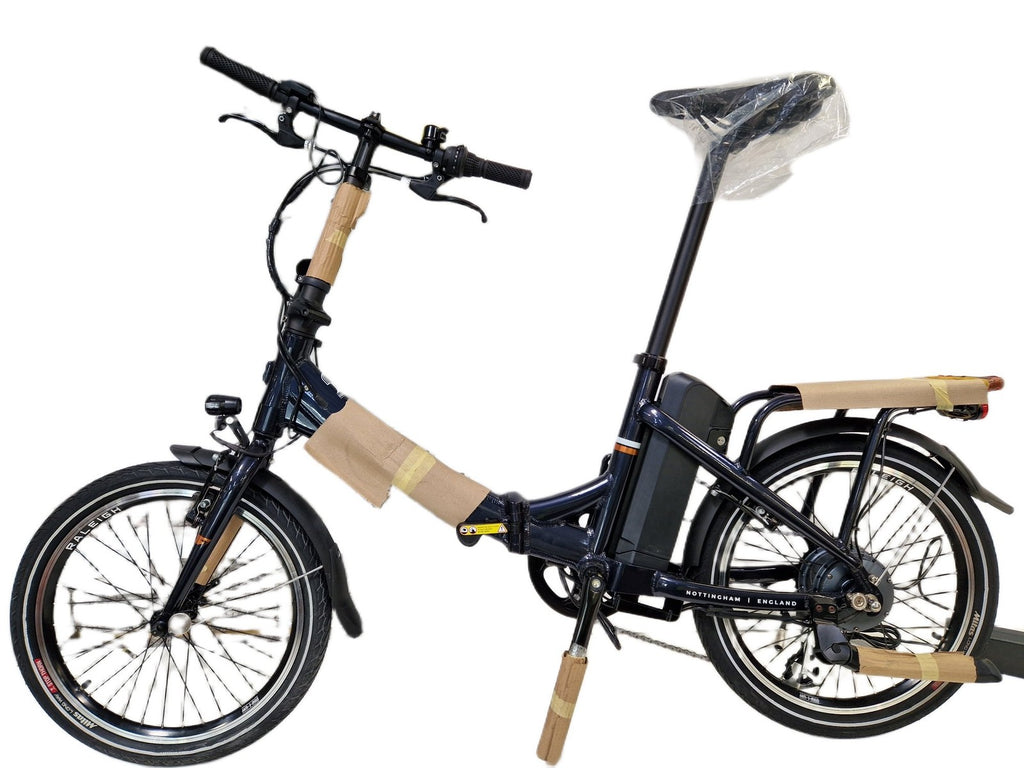 Raleigh Stow--E--Way Folding 7-Speed 20" Wheel Alloy Bike - Blue (Broken Stand)