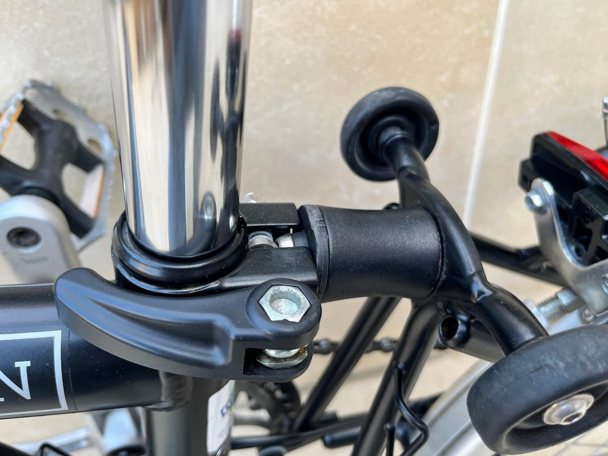 Brompton S2L 2-speed folding bike, black, very good condition