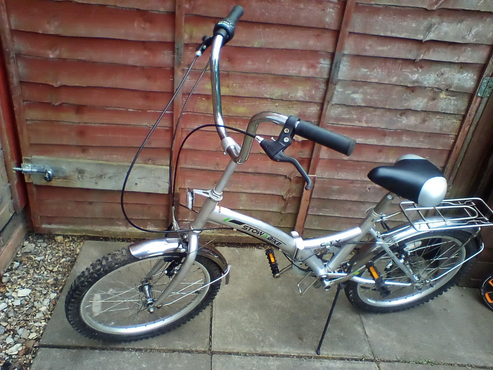 bicycle stow bike city 20 in wheels 6 gears folding bike