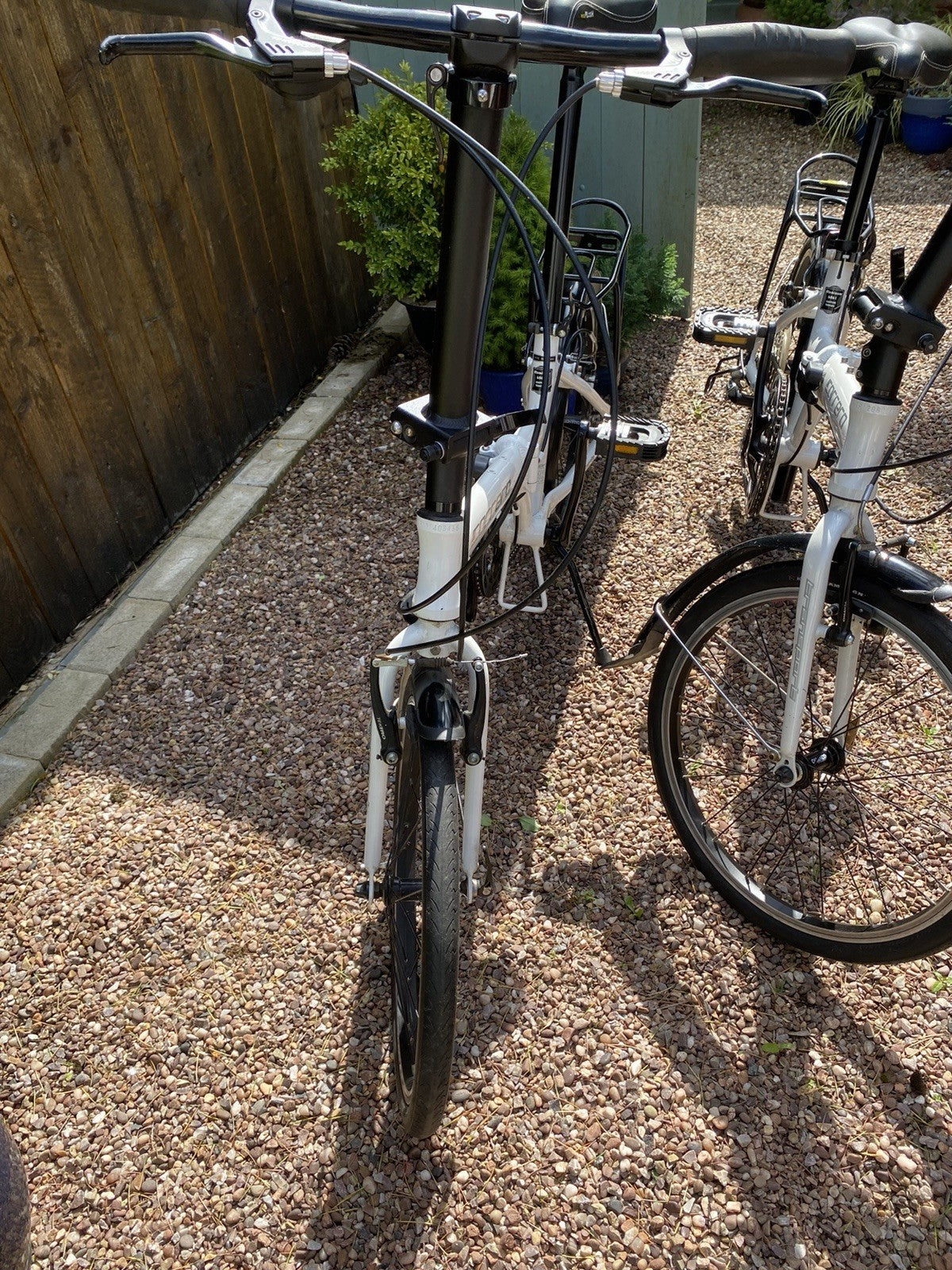 Two Folding Bikes 20" Wheels . Carerra.