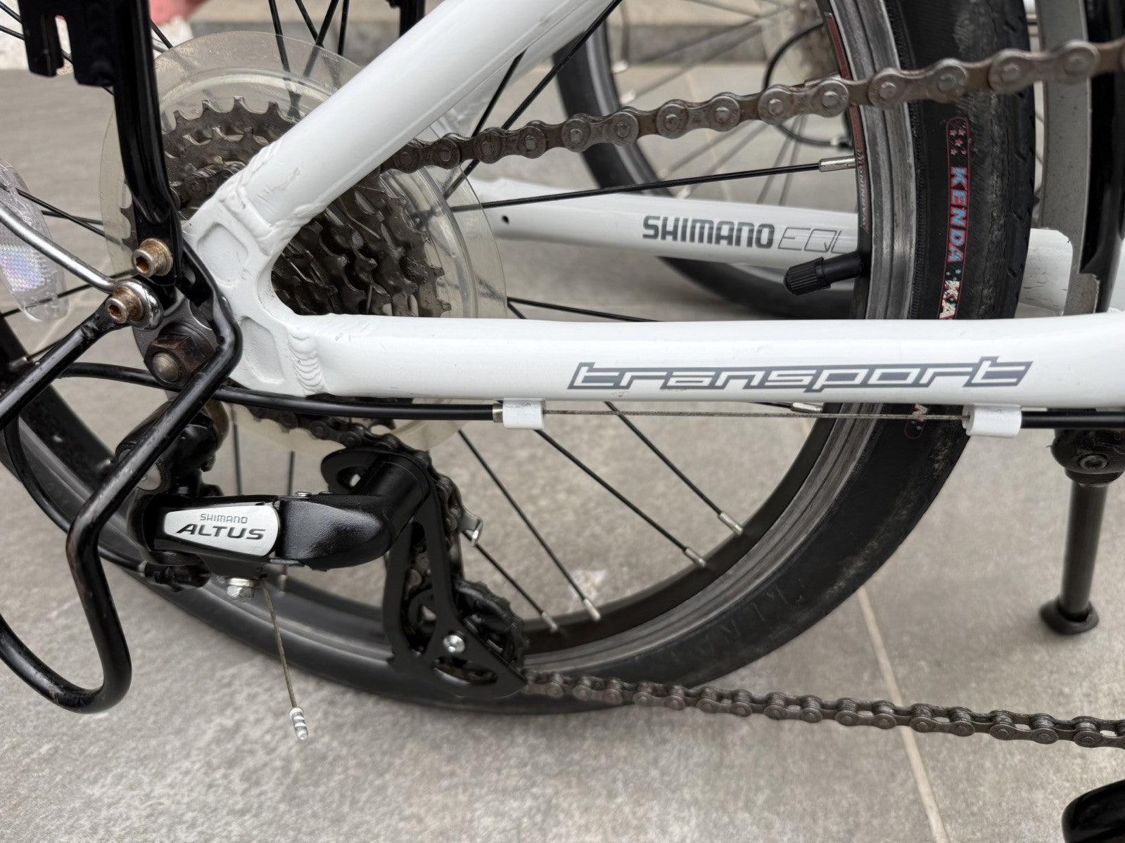 Pair of Carrera Transport not transit Folding Bikes aluminium frames