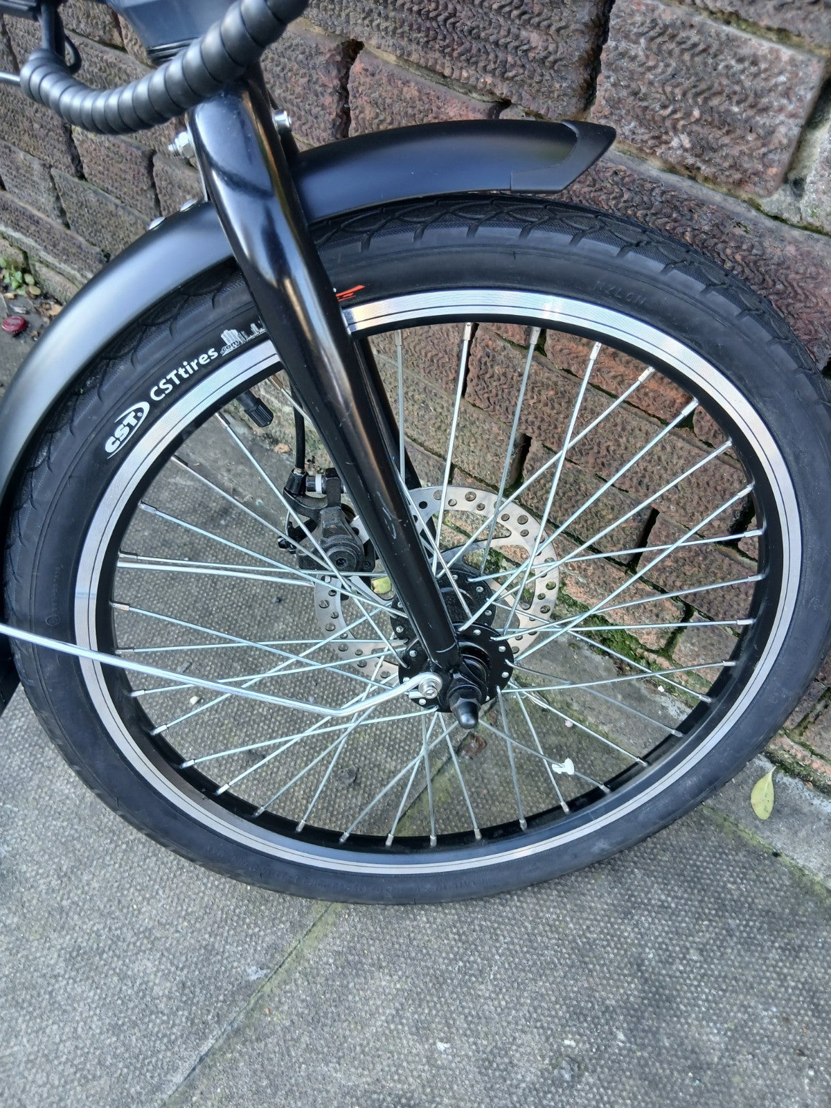 Ecosmo 20AF09BL 20" Wheel 12kg Lightweight Alloy Folding City Bicycle - Black