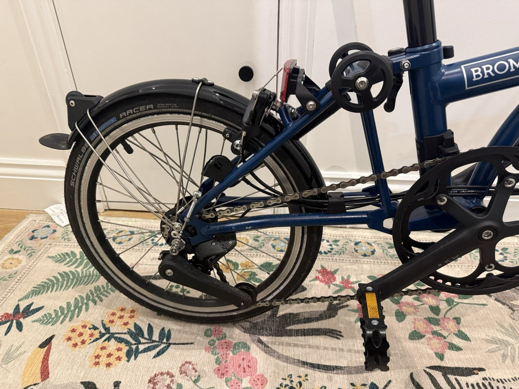 Brompton Cline 12 Speed Ocean Blue (2025) + Accessories