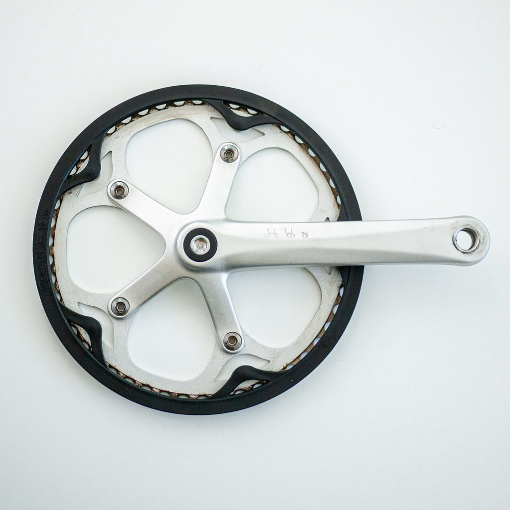 Brompton Folding Bike  Spider Crankset Crank 50T Silver Free Postage