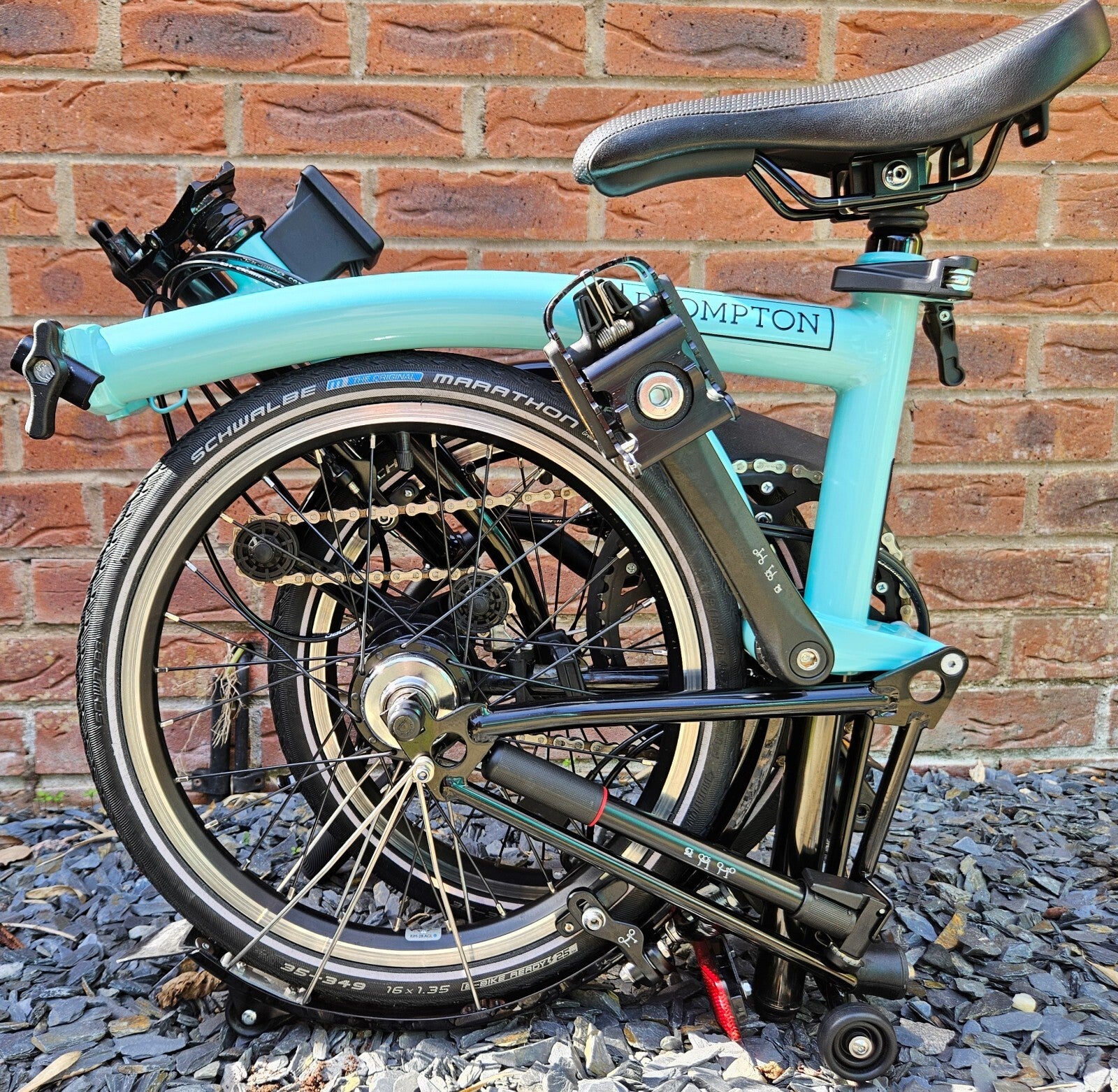 Brompton C Line Explore M6L Black Edition Turkish Green Excellent