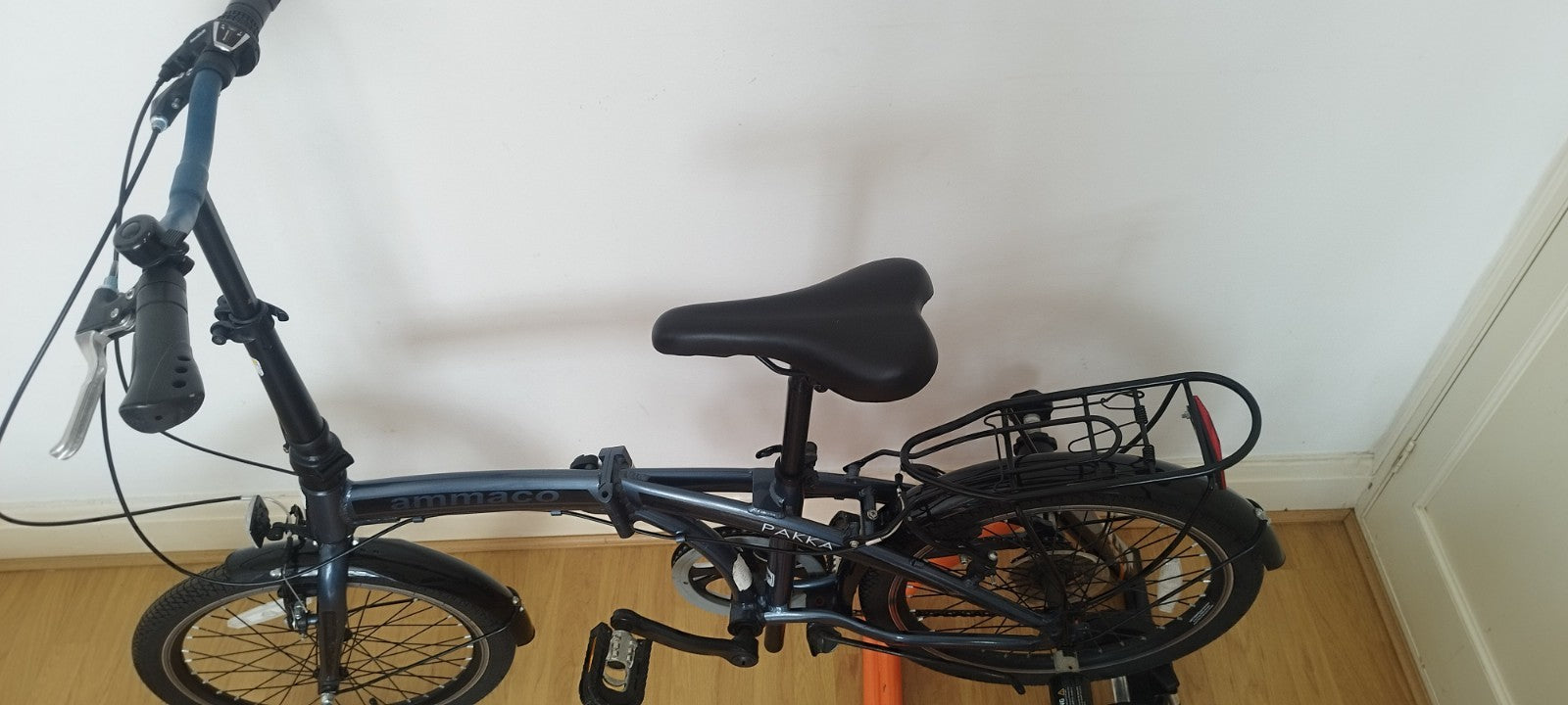 Ammaco Fold-Up Bike 6-Speed Shimano Shift, Adjustable Seat Handlebars