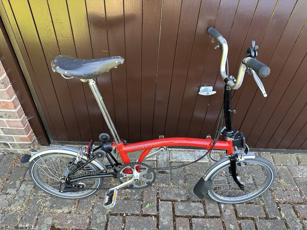Fully Restored And Updated Classic 1992 Brompton L3 M3L 3 Speed With Brooks