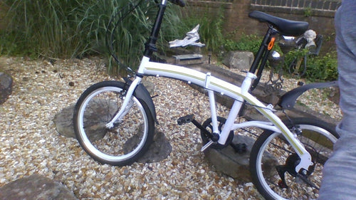 Adults Unisex Folding Bicycle 6-Speed Gears 20" Wheels vgc