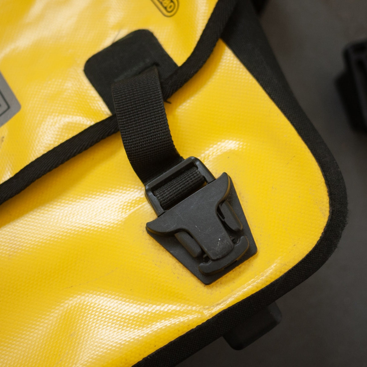 Brompton Ortlieb O Bag - Yellow & Brompton Front Carrier Block Same Day Dispatch