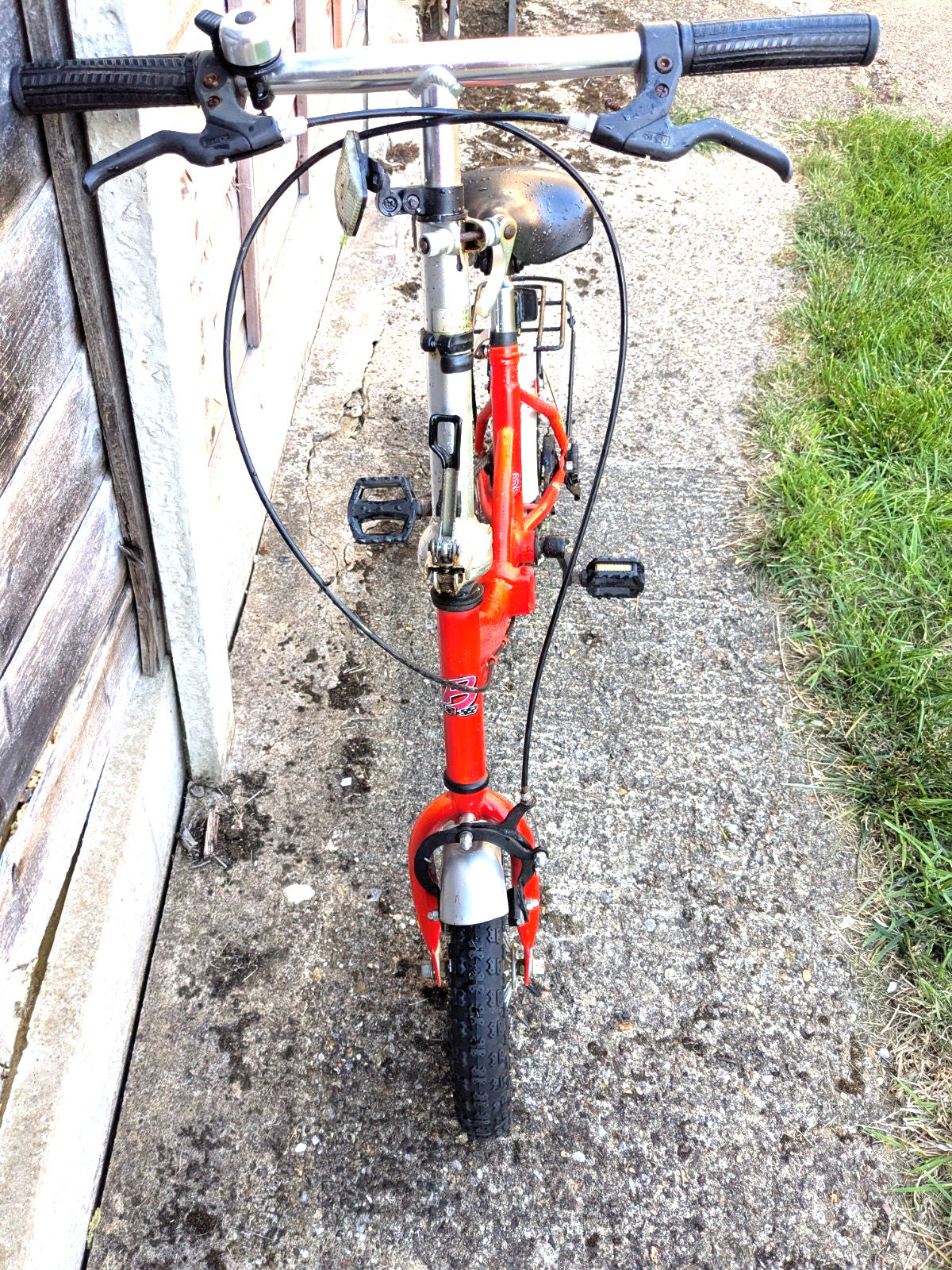 Folding Bike 12 Inch Wheels  Red great condition