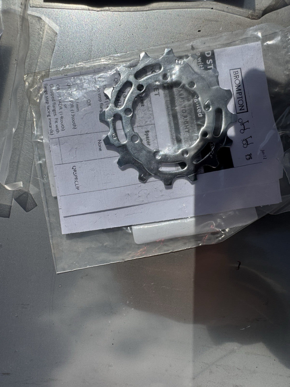 BROMPTON Various Parts Cost £135 - All NEW