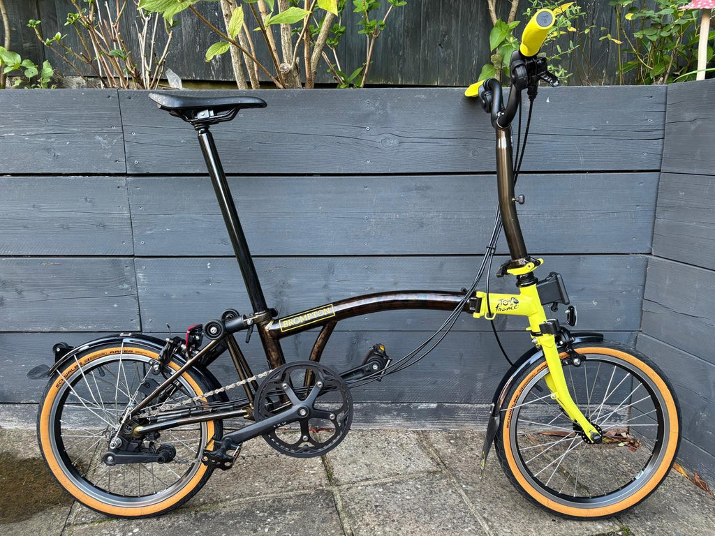 2025 Brompton C Line Tour De France Folding Bicycle 6 Speed - Hardly Used