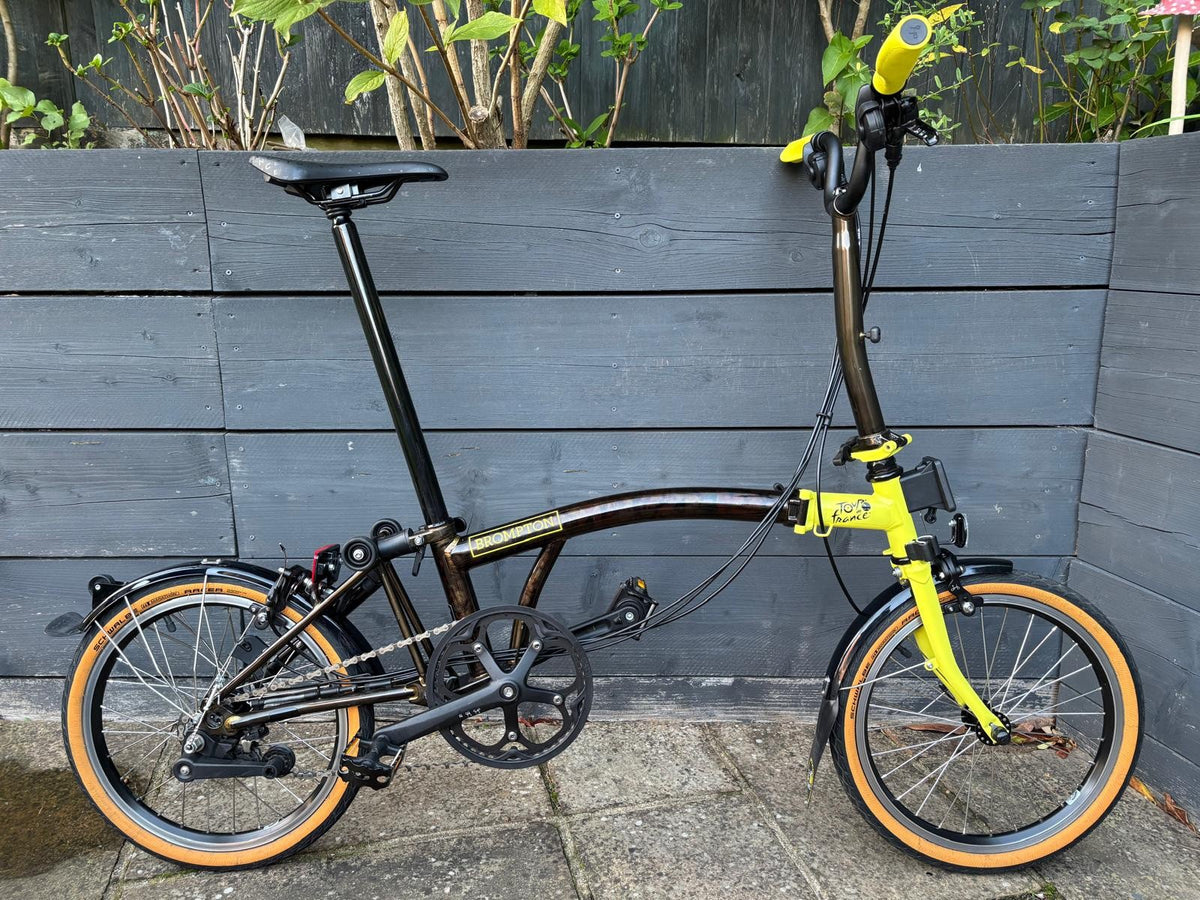 2025 Brompton C Line Tour De France Folding Bicycle 6 Speed - Hardly Used