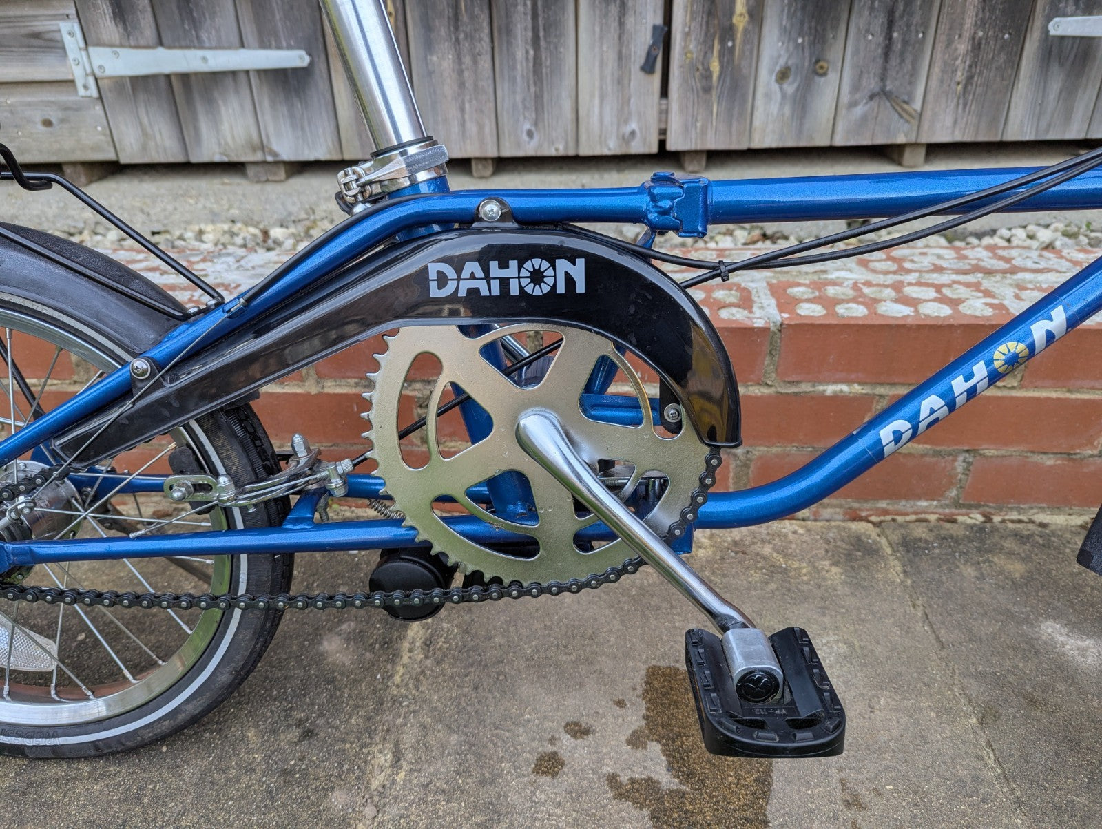 Vintage Dahon Classic III Folding Bike – 3-Speed Sturmey Archer (Blue)
