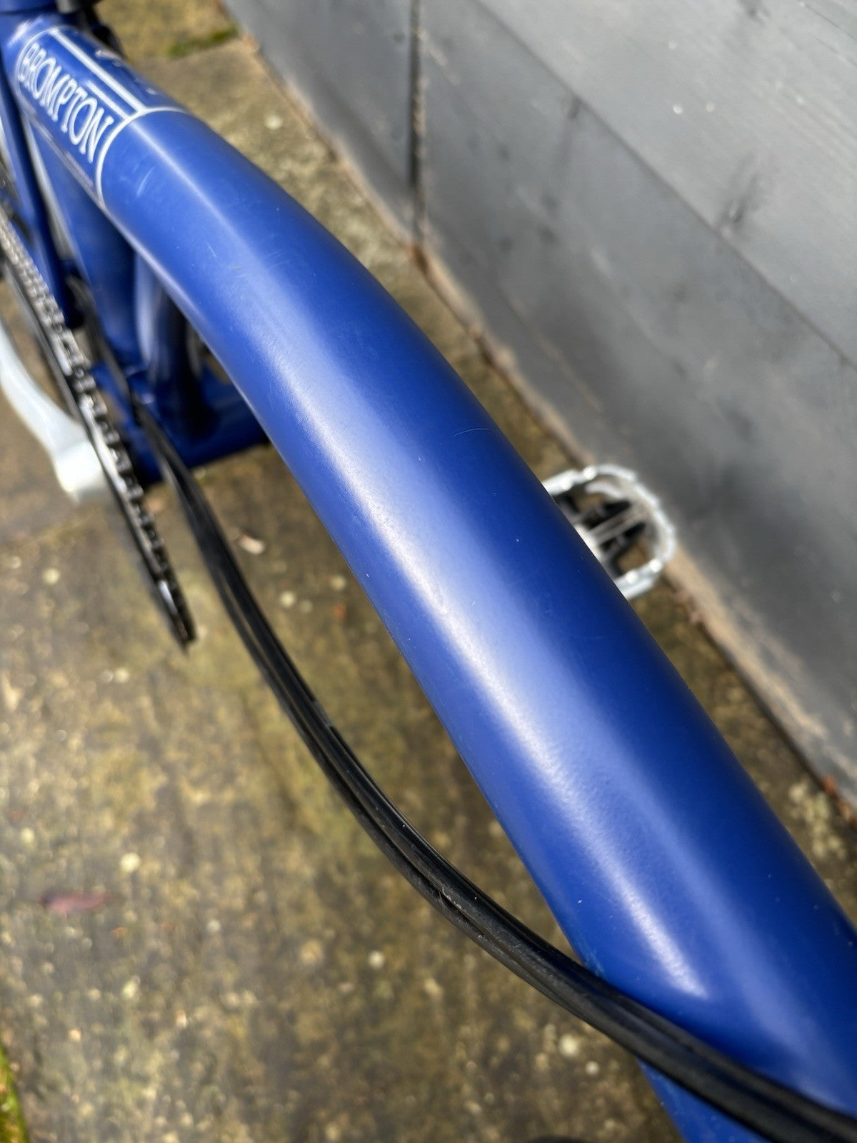 Brompton M6R in Cobalt Blue Folding bike C Line - Very Light Leisure Use Only