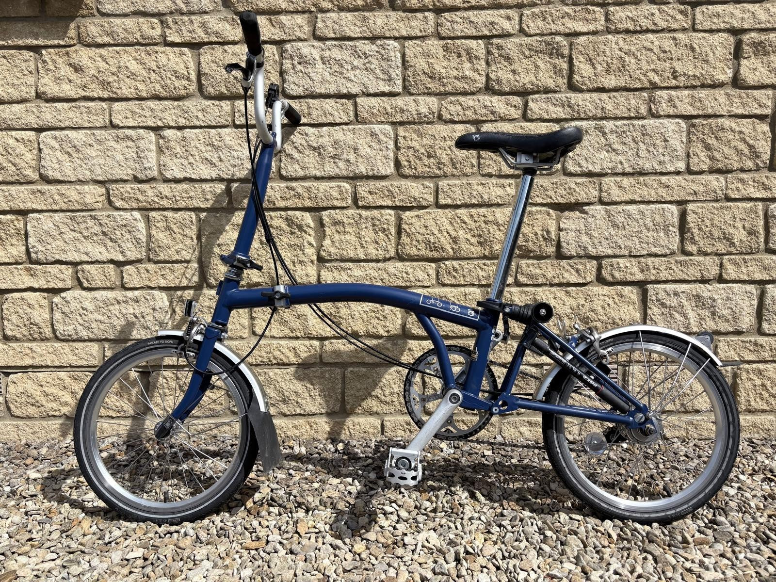 Brompton Folding Bike, 3-speed, M-bar