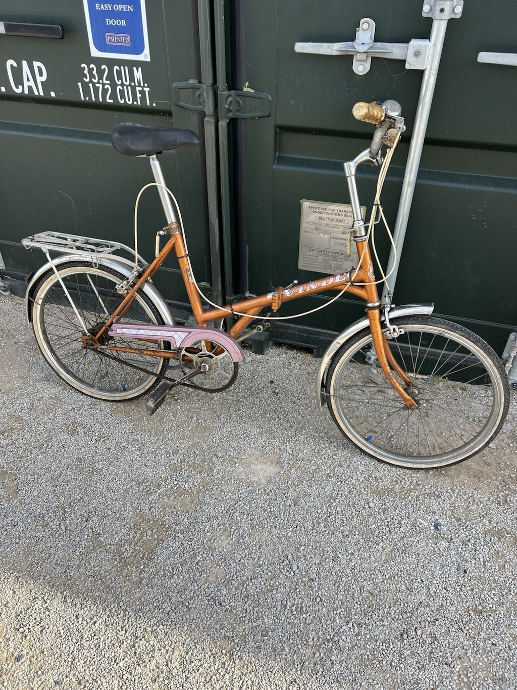 Vintage Vindec Folding Bike Project