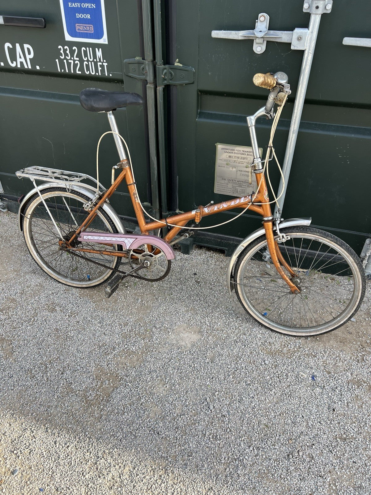 Vintage Vindec Folding Bike Project