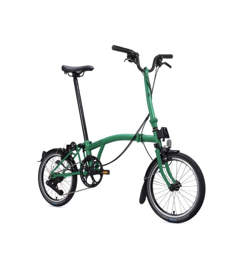 New Brompton C Line 12 Speed 2026 - Folding Bike - Palm Green - Boxed - Warranty