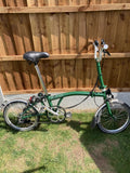 Brompton M6L Green 2014 - Original British Folding Bike - C Line Equivalent