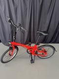 Oxylane Tilt 500 Foldable Bicycle Orange 7-Speed