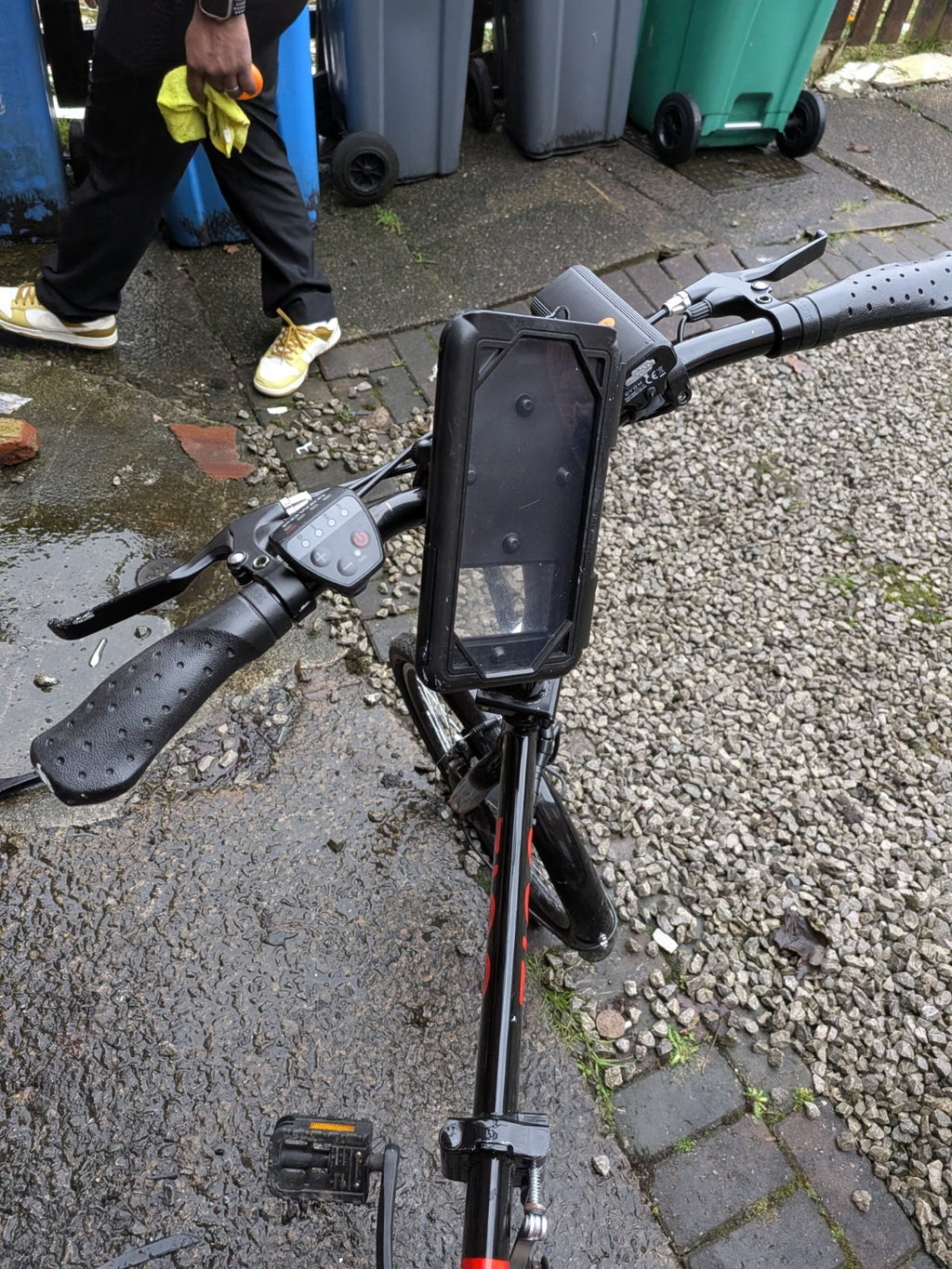 Zinc 20 Inch Wheel Size Eco Unisex 36V Folding  Bike, Black comes with charger