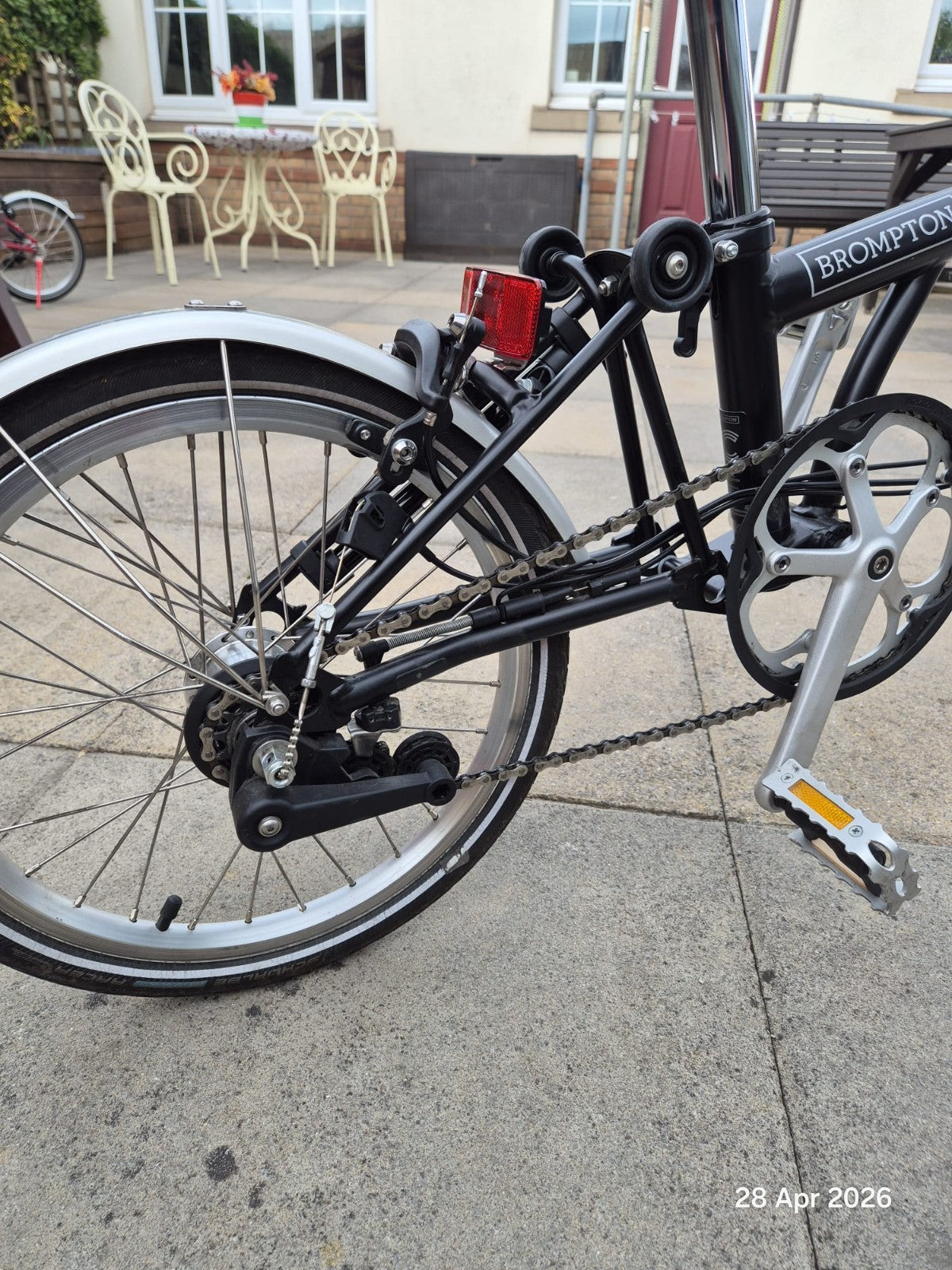 brompton folding bike 3 speed
