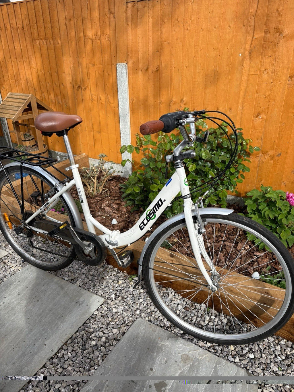 Ecosmo Ladies Folding Bike - Working Order But Would Benefit From A Service
