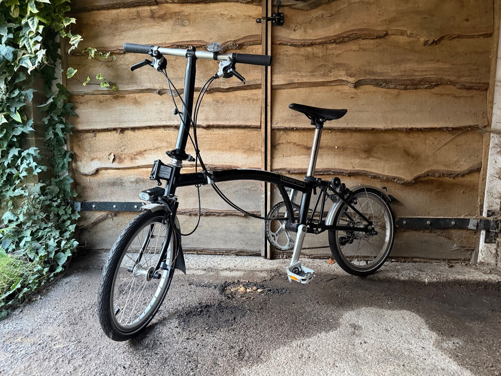 Brompton S3L folding bicycle C Line Equivalent in Satin Black - new