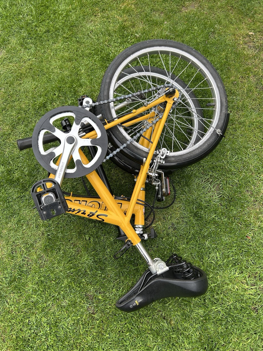 A Pair of 1990s Cresswell Micro Sprint Folding Bikes