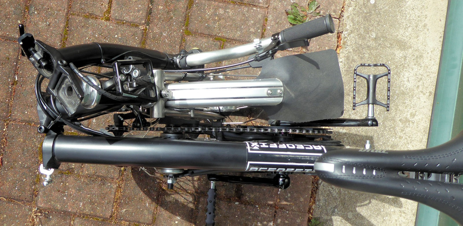 Aceoffix Brompton type Folding Bike 3 spd hub & dynamo