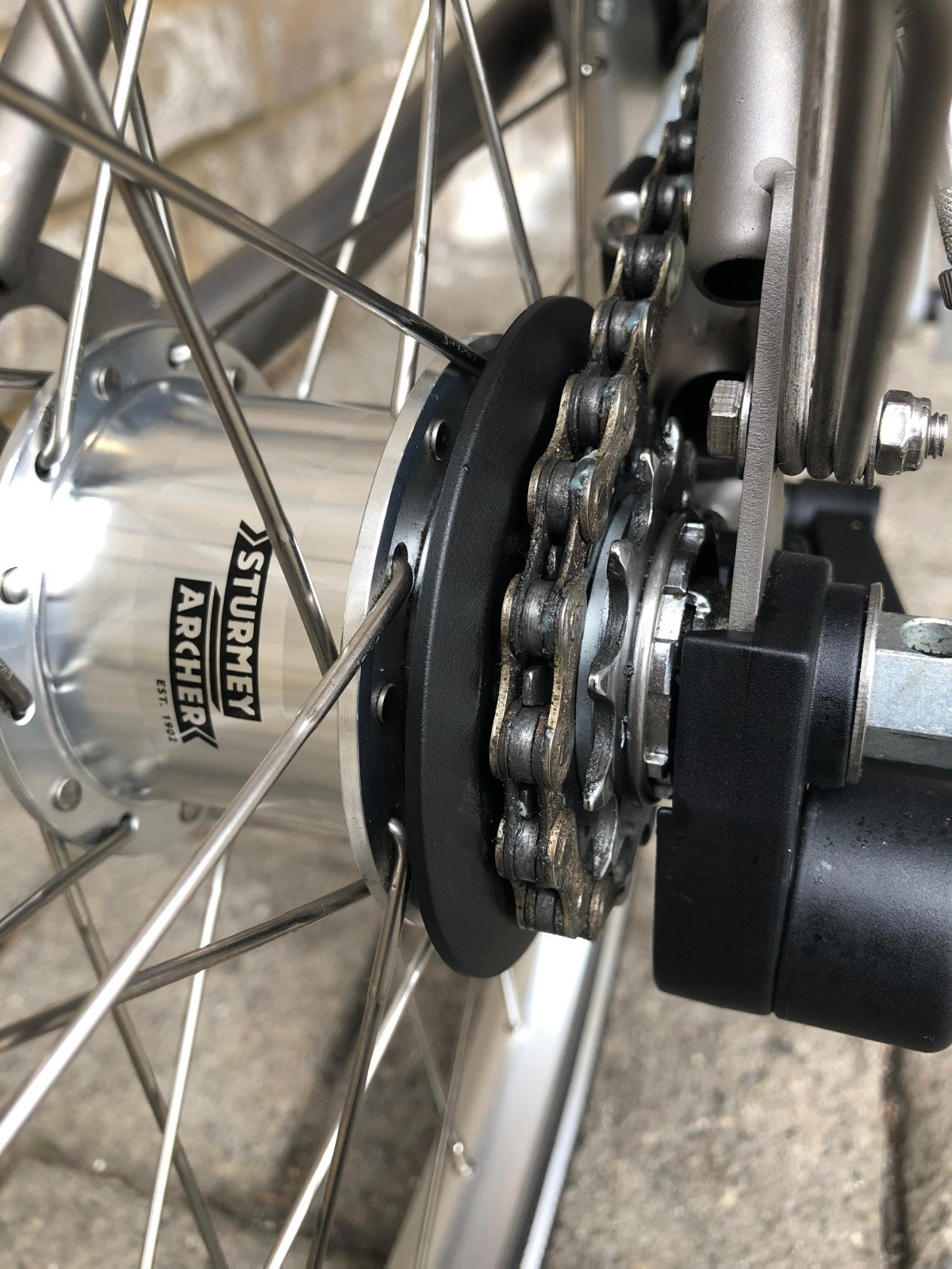Brompton Signal Orange Superlight Titanium RARE S6L-X with Brooks - WORLD POST