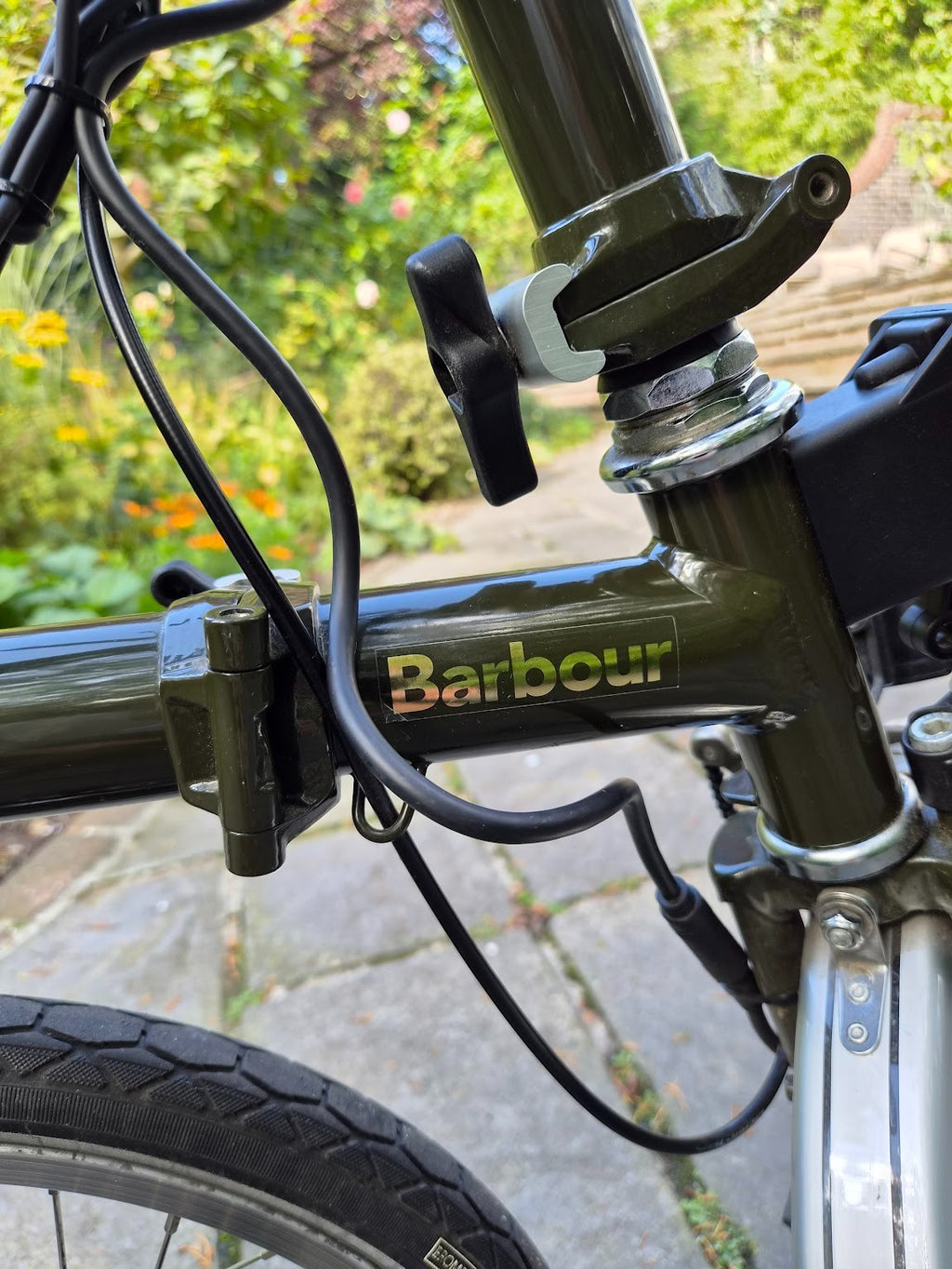 Limited Edition Barbour x Brompton M6L Folding Bike (Swytch Converted)