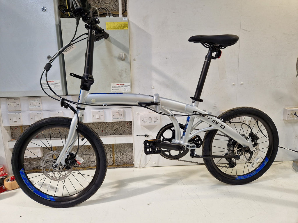 Carrera Intercity 2 Folding Bike 20in Wheels 9 Speed - Alloy - Silver (Used)