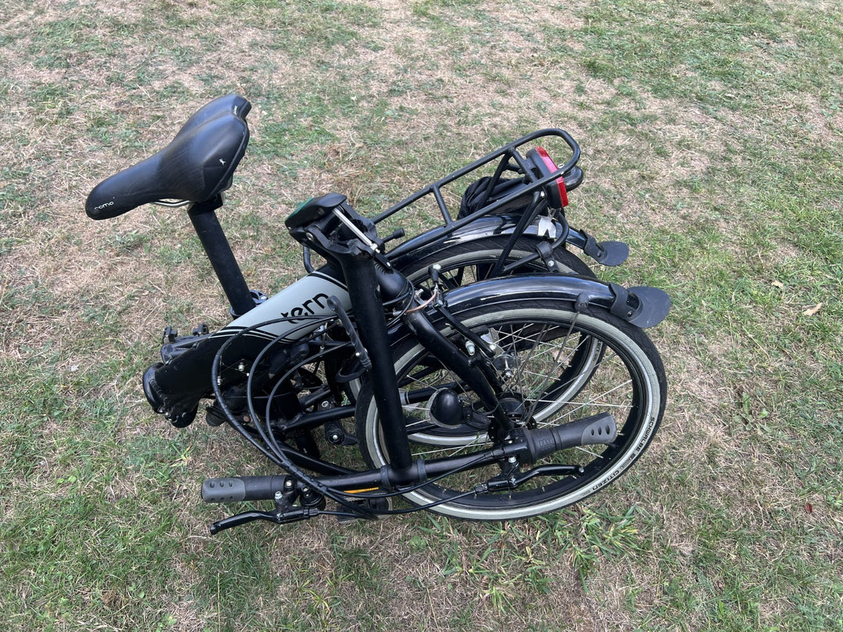 Tern 20” Link D7i 7 Speed Folding Bike & Trolley Rack with Integral Cover