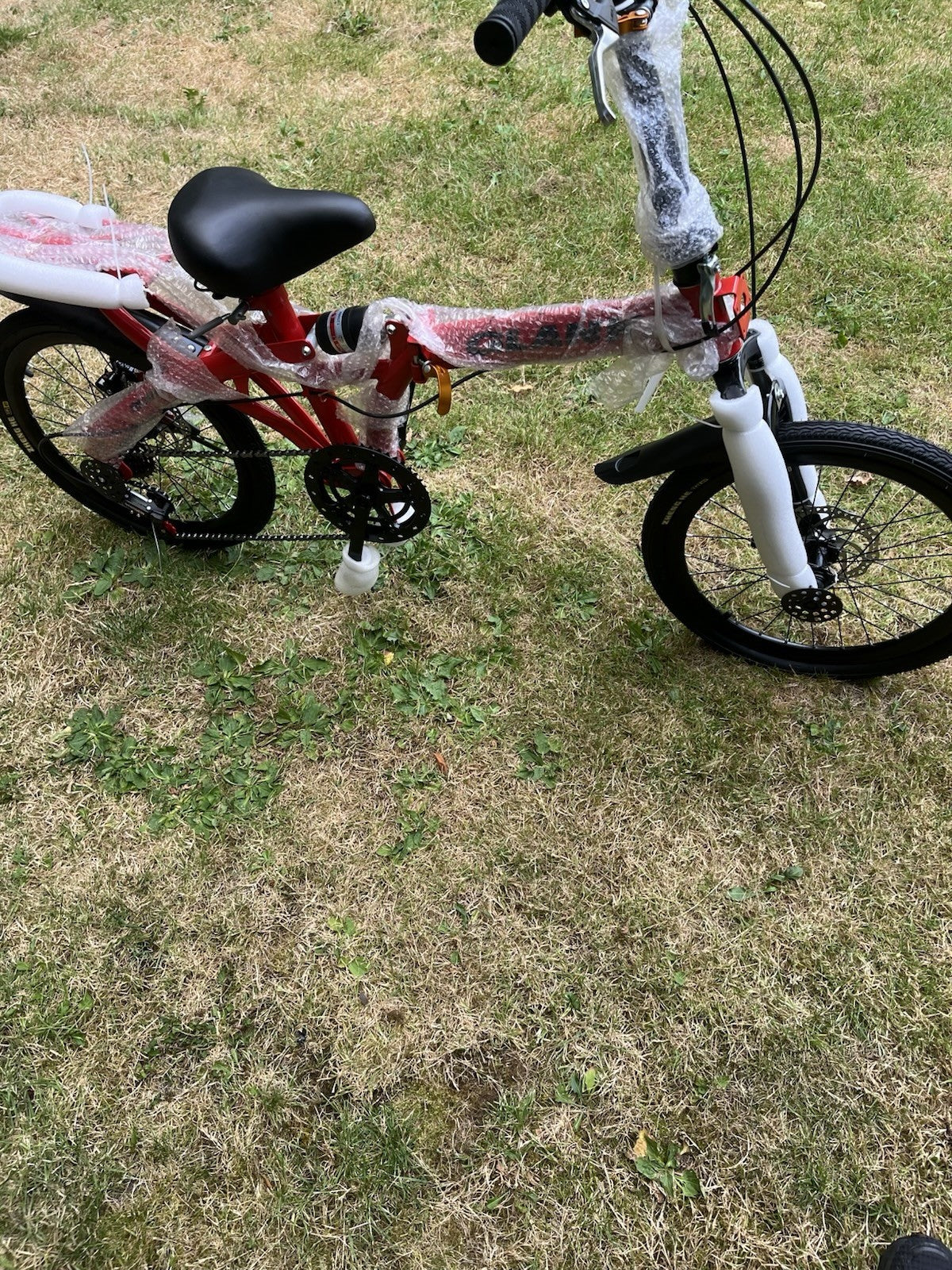 Folding Bike (RED ONLY) for Easy Packaging and Transport for Easy Storage