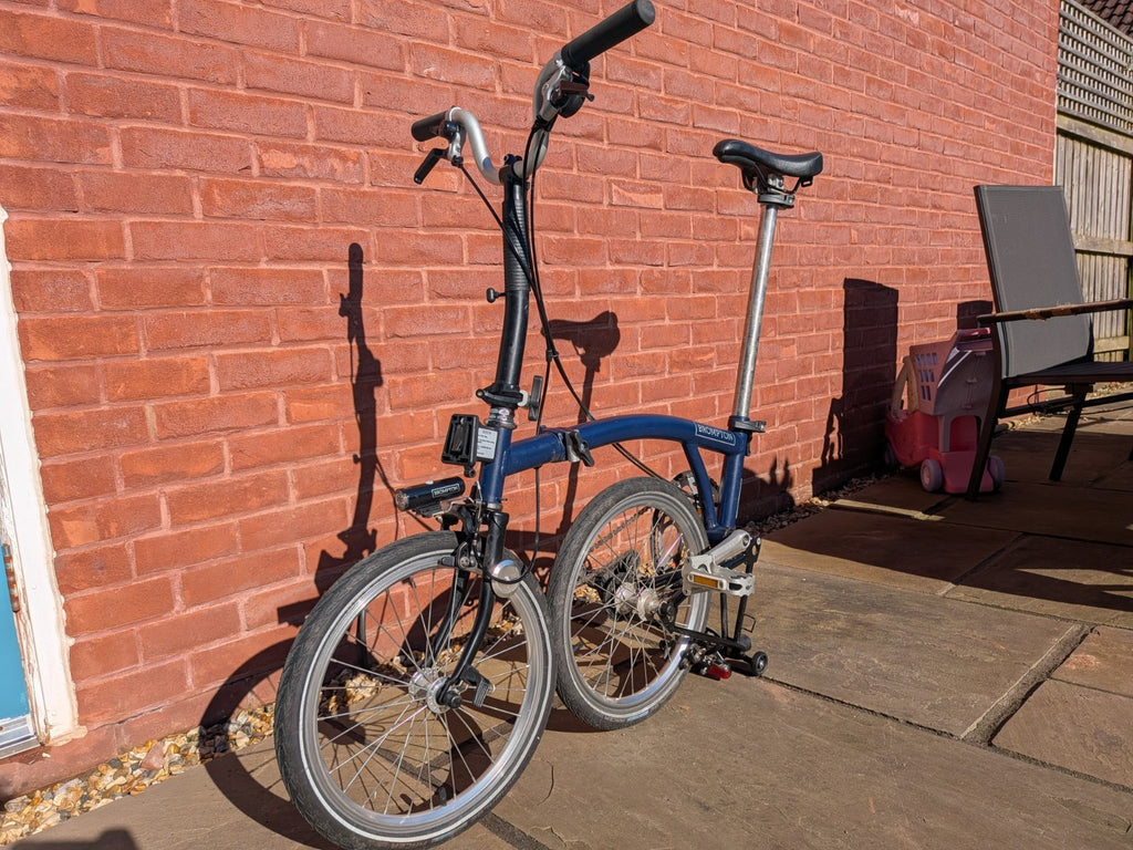 Brompton C-line Folding Commuter Bike,  two speed