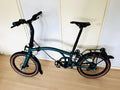 Brompton G Line, 8 speed w Roller Rack - Forest Green - Size Medium 2025