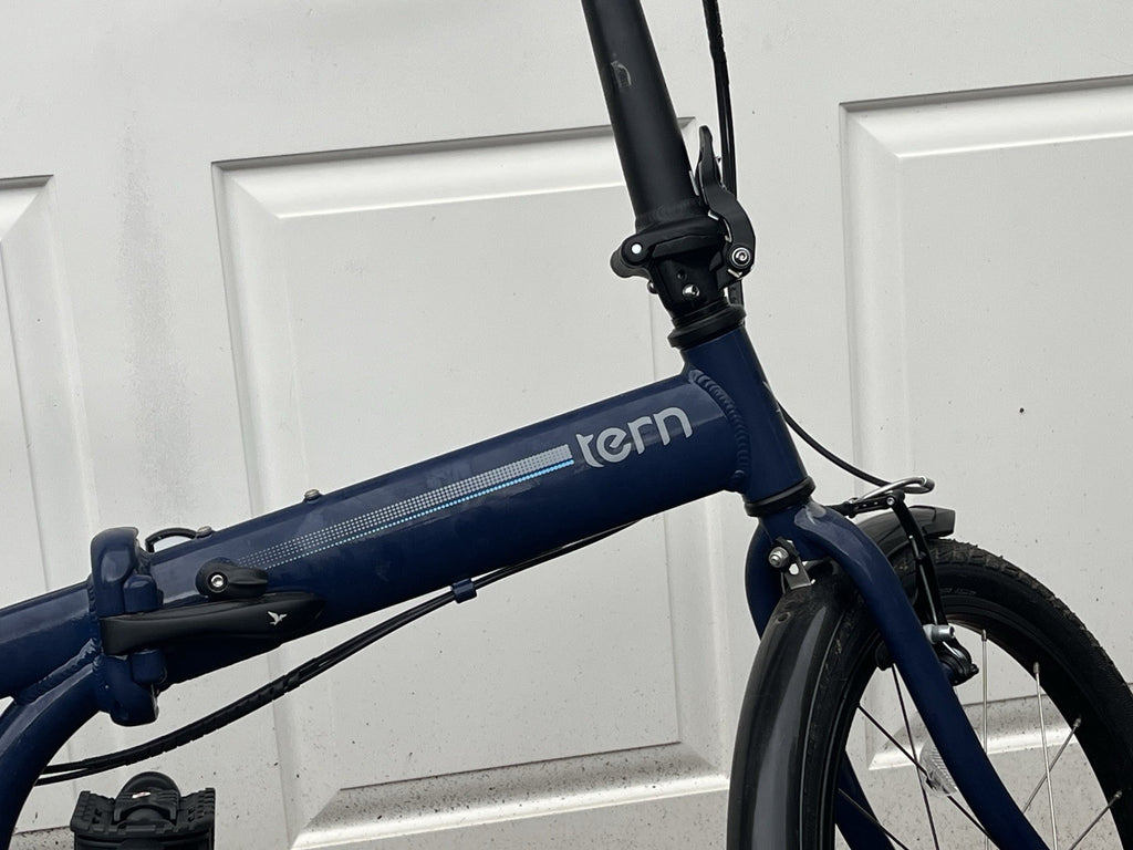 Tern Link B7 Folding Bike, Midnight Blue