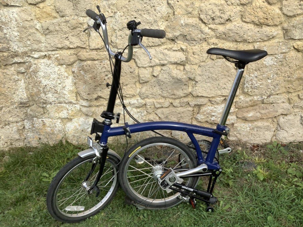 Brompton M3L Folding Bike - Blue - UK DELIVERY