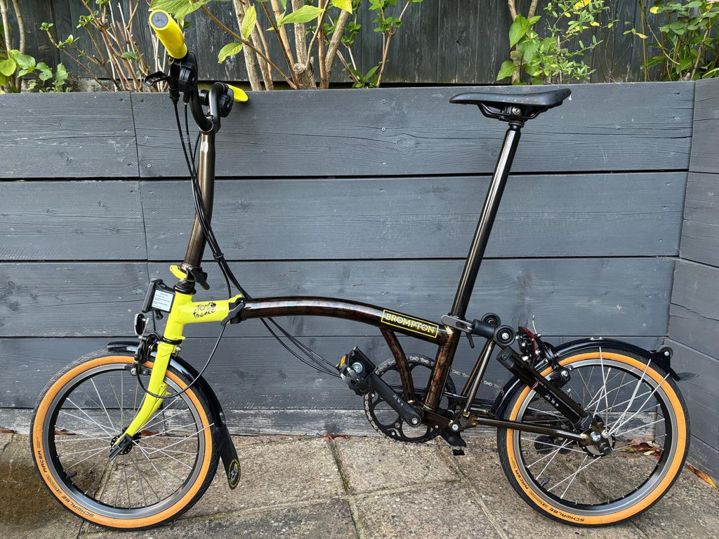 2025 Brompton C Line Tour De France Folding Bicycle 6 Speed - Hardly Used