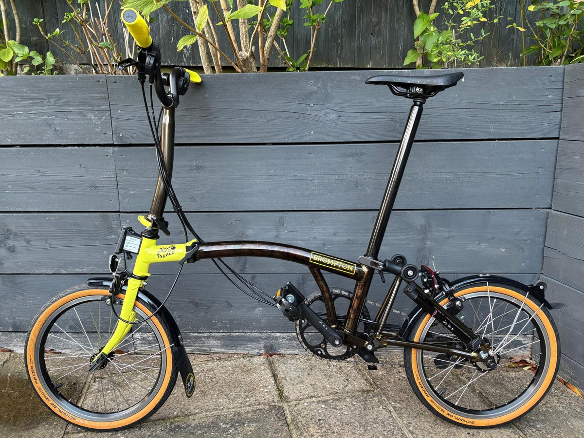 2025 Brompton C Line Tour De France Folding Bicycle 6 Speed - Hardly Used