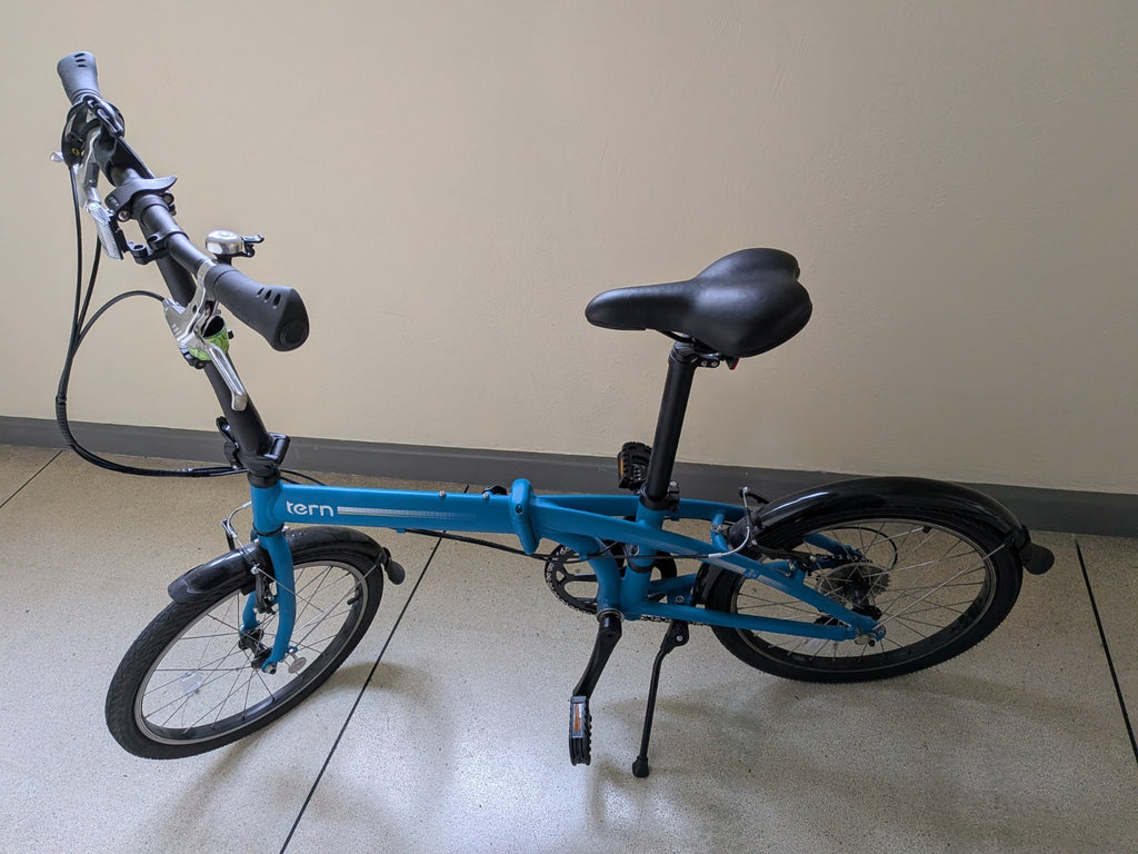 Tern Bicycle Link B7 20" 7 Speed  Blue Folding Bicycle Easy Carry RRP £650.00