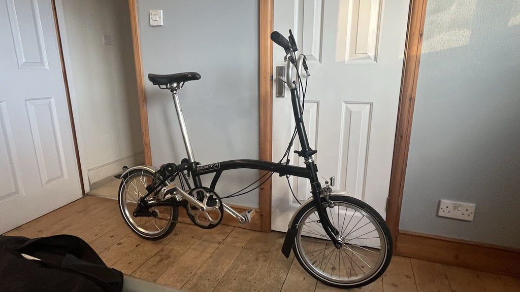 Brompton Folding Bike 3-Speed, Black