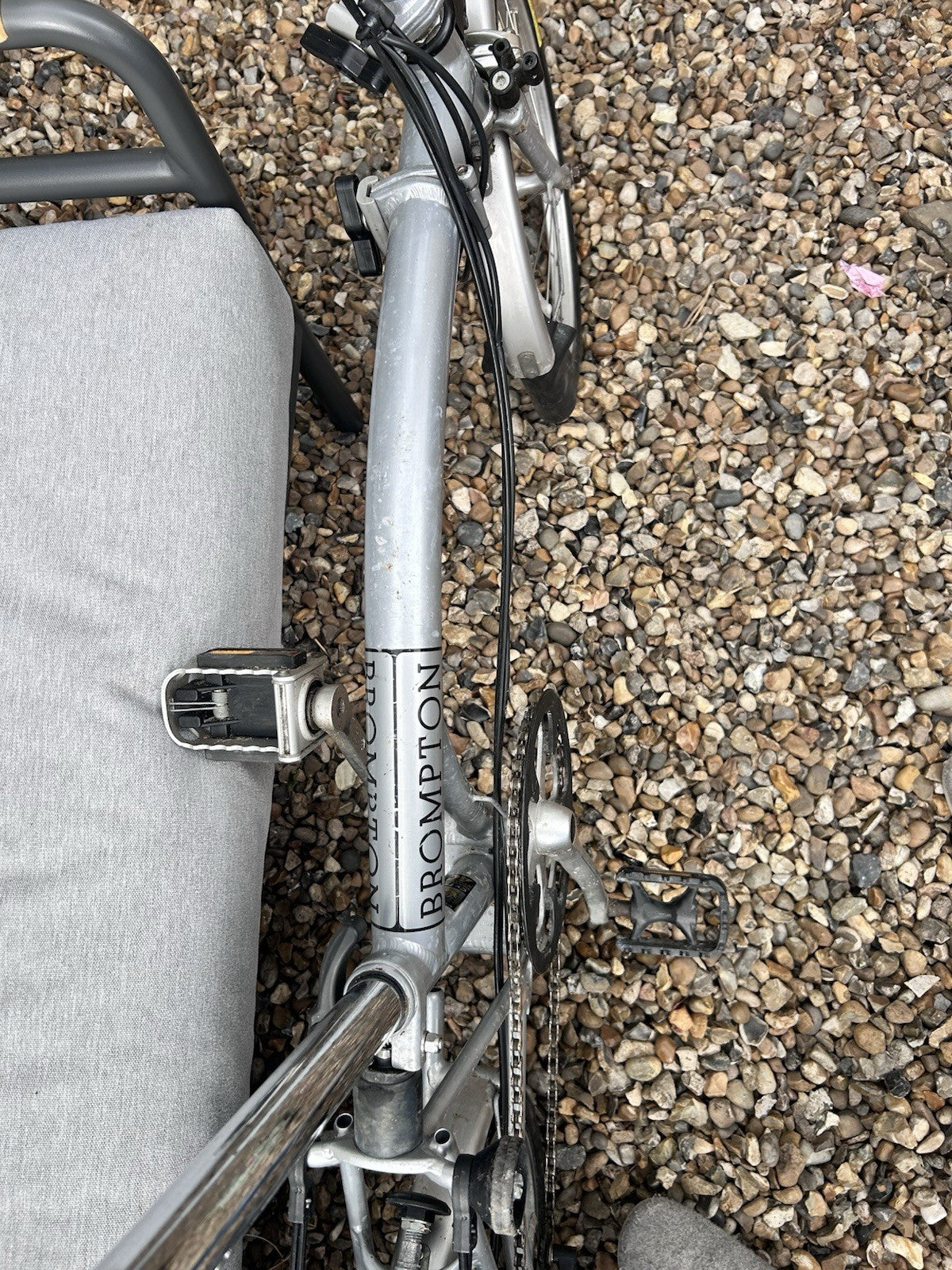 Brompton Vintage Bike Original Collectible silver 5 Speed